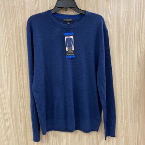 NWT Men's Banana Republic Navy Merino Wool Sweater Size Large